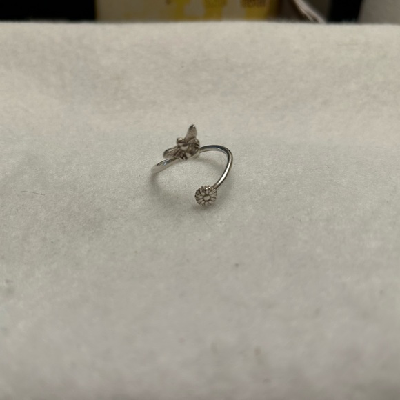 Alex and Ani Flower and Bee Ring - Picture 1 of 4
